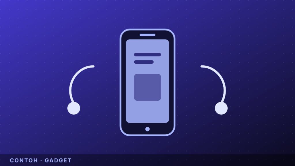 Ilustrasi contoh kategori gadget
